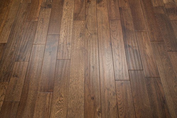 Hickory 11/16" x 4.9" x 1-6' Outback Handscraped A-B-C-D Prefinished Hardwood Flooring
