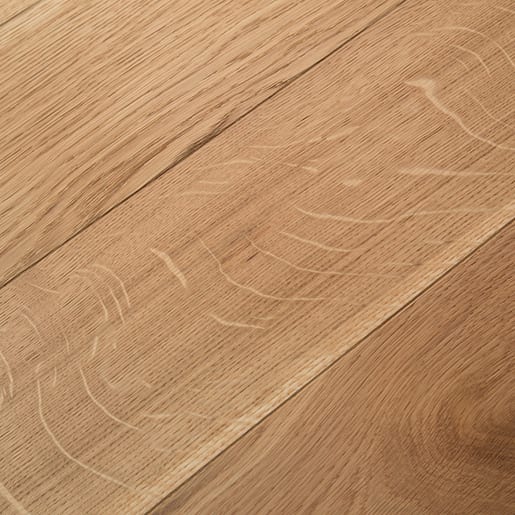 White Oak 9/16" x 5.7" x 2-6' Natural Light Brush Bona Naturale UV Matte 3.5mm WL Engineered Flooring